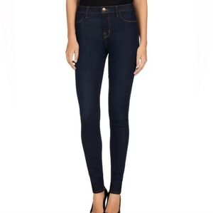 J Brand Maria High Rise Skinny Darkwash Jeans